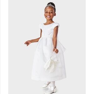Elegant White Communion or Flower Girl Dress